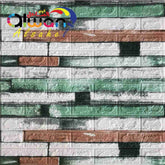 بلاطة استيكر فوم حجر 6 ملم 77*70سم